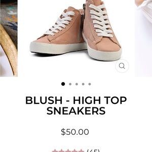 Piper Finn high top leather shoes